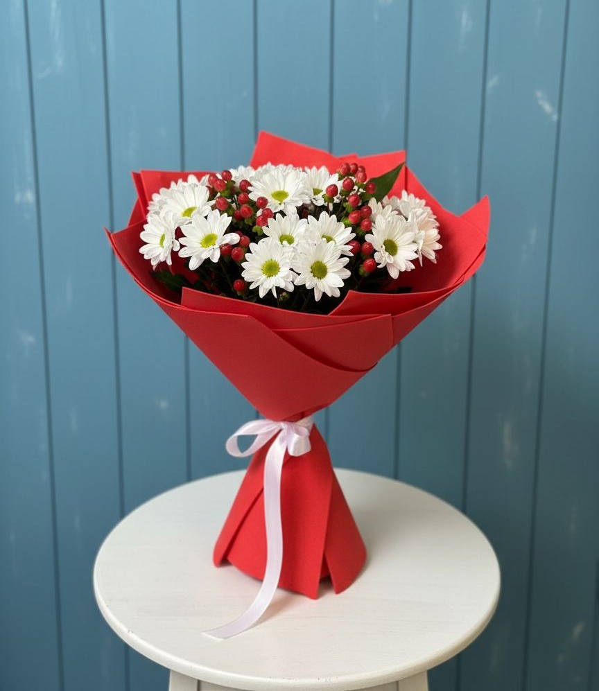 Букет цветов из: Хризантемы в Вишняково