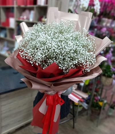 Букет цветов из: Гипсофила в Вишняково