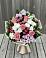 Букет цветов из: Альстромерии, Гвоздики, Розы и Хризантемы в Вишняково