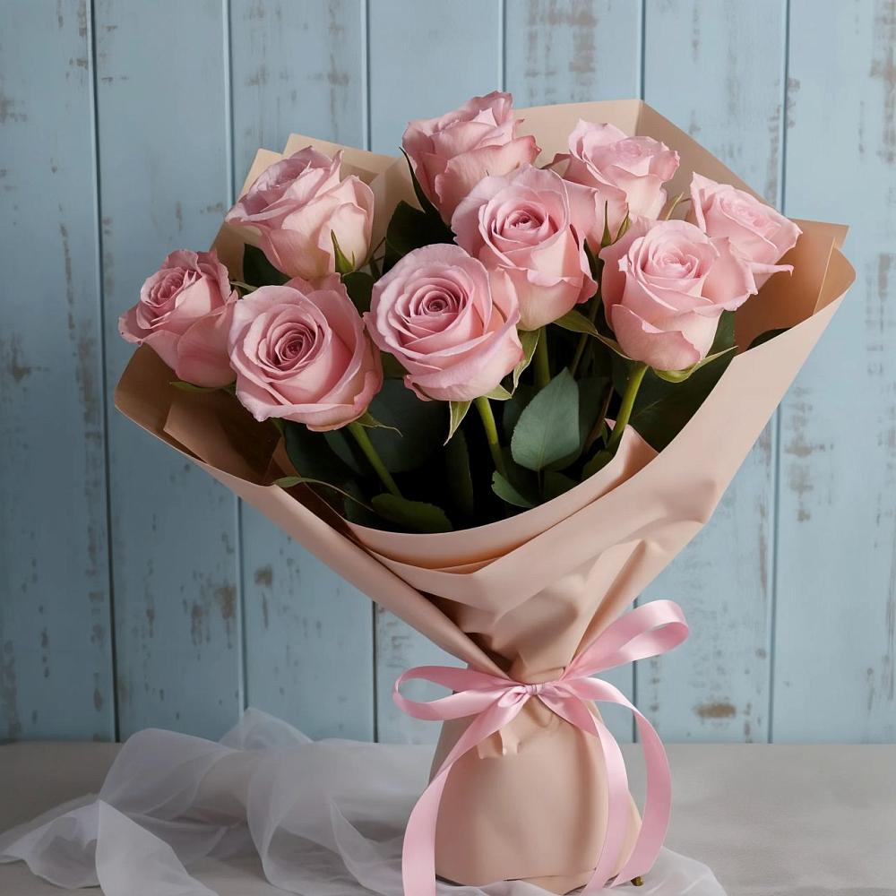 Букет цветов из: Розы в Вишняково