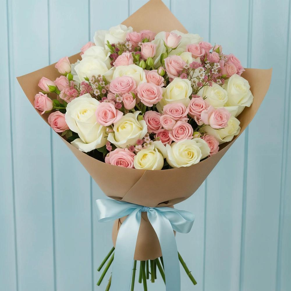 Букет цветов из: Розы в Вишняково