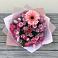 Букет цветов из: Розы, Герберы и Хризантемы в Вишняково