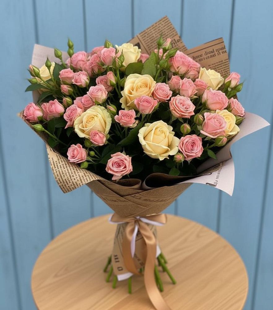 Букет цветов из: Розы в Вишняково