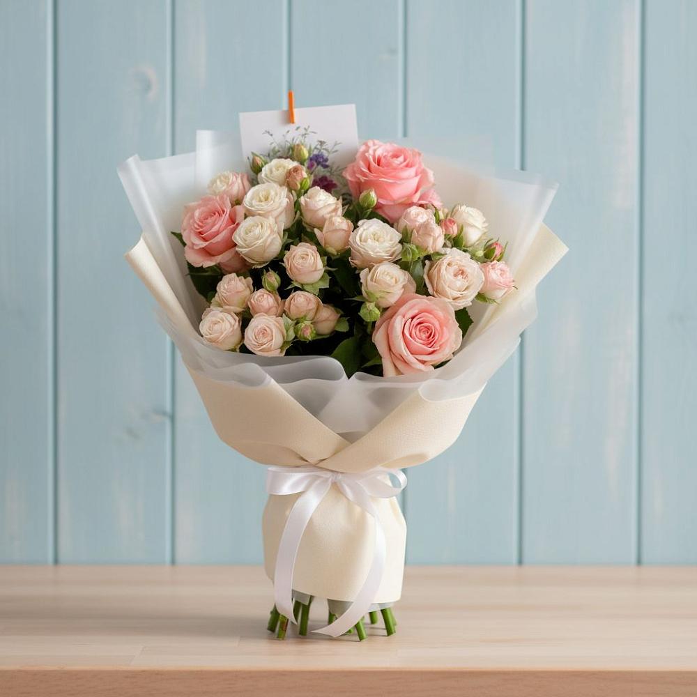 Букет цветов из: Розы в Вишняково