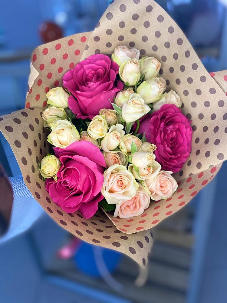 Букет цветов из: Розы в Вишняково