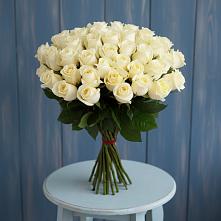Букет 51 Белая роза Эдлесс Лав #REPLACE_PRED# Вишняково