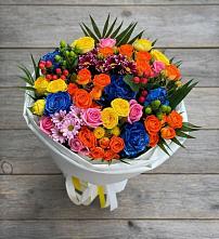 Букет цветов из:  Розы и Хризантемы #REPLACE_PRED# Вишняково