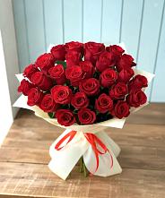 Букет 29 Красных роз в Вишняково