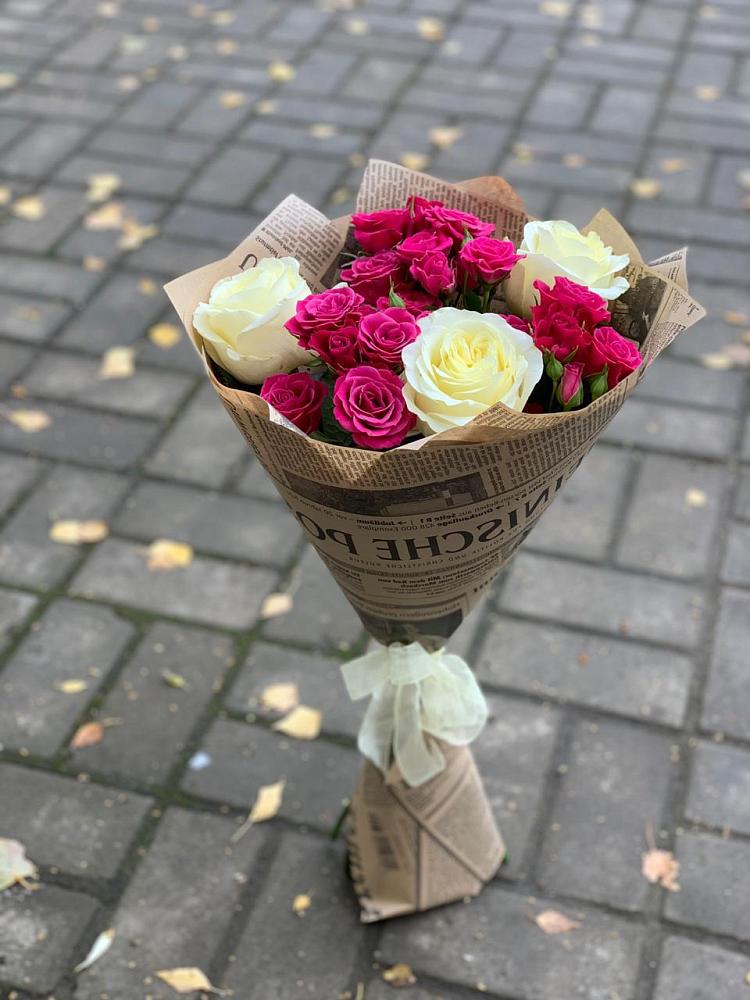 Букет цветов из: Розы в Вишняково